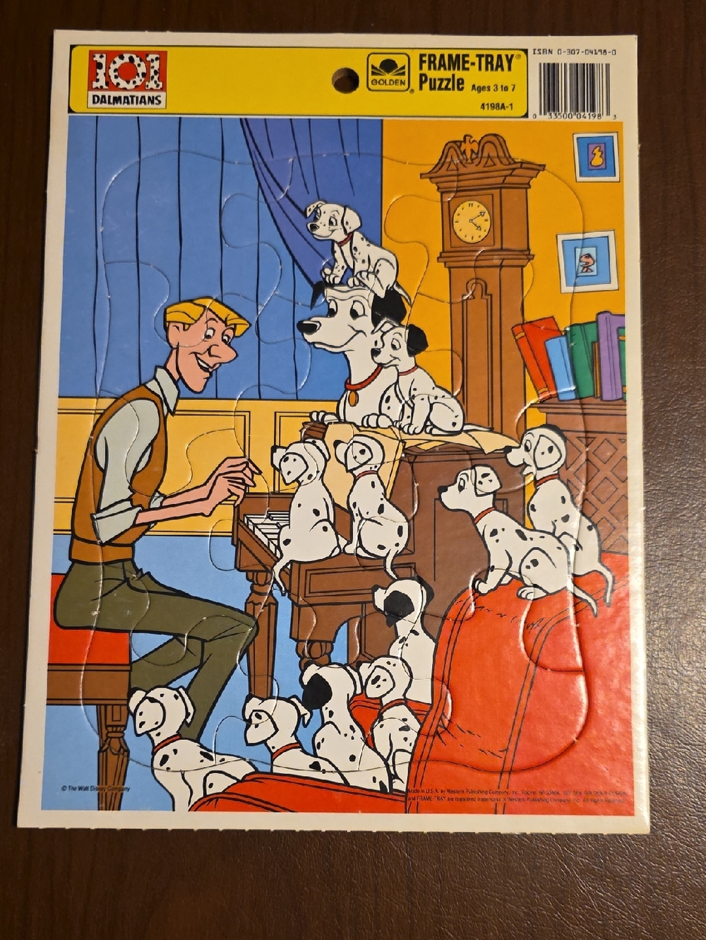 Golden 101 Dalmatians Kids Frame-Tray Puzzle - Multicolor